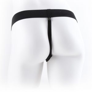FETISH FANTASY SERIES 7" HOLLOW STRAP-ON WITH BALLS