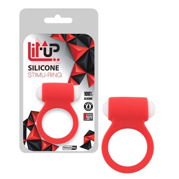 ANEL LIT-UP SILICONE STIMU-RING 3 RED