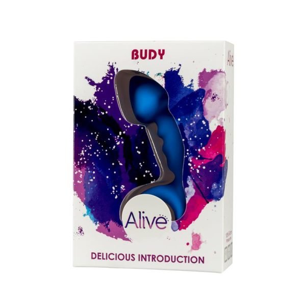 Estimulador da Próstata Budy Anal Curves azul caixa
