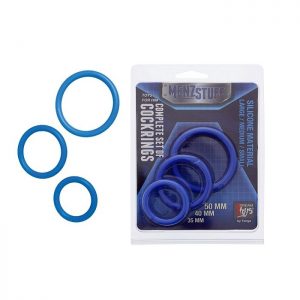 MENZSTUFF COMPLETE SET OF COCKRINGS BLUE