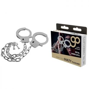 GP METAL HANDCUFFS LONG CHAIN