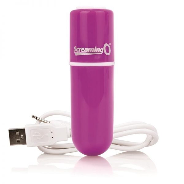SCREAMING-O CHARGED VOOOM RECHARGEABLE BULLET VIBE PURPLE