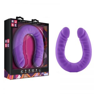 RUSÉ DILDO DUPLO SLIM ROXO