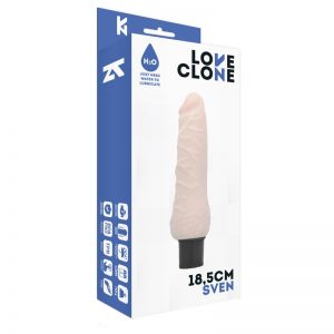 VIBRADOR LOVECLONE SVEN 18,5CM NATURAL