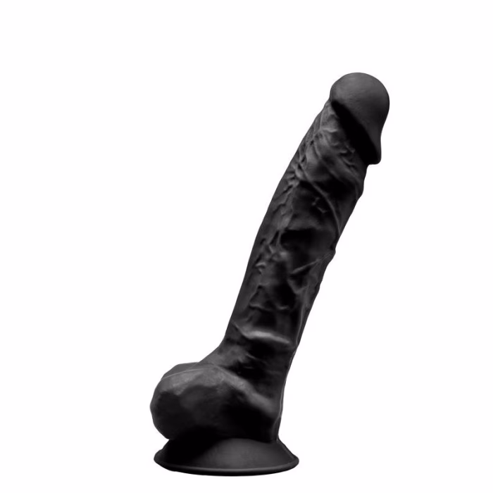 p_2_5_7_0_2_25702-DILDO-REALISTICO-DUAL-DENSITY-SILEXD-BLACK-9.jpg Dildo Realístico 9" Silexd Modelo 1 Preto