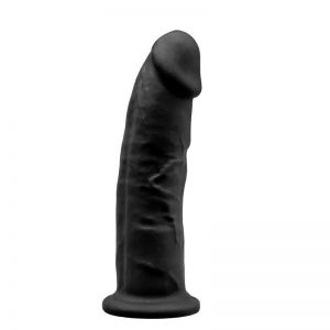DILDO REALÍSTICO DUAL DENSITY SILEXD BLACK 9''