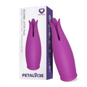 VIBRADOR RECARREGÁVEL INTO YOU PETALVIBE ROXO