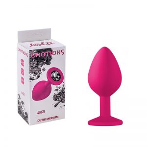 PLUG ANAL LOLA TOYS MÉDIO ROSA E PRETO