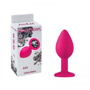 PLUG ANAL LOLA TOYS PEQUENO ROSA E PRETO