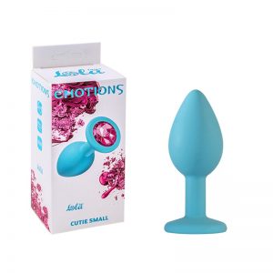 PLUG ANAL LOLA TOYS PEQUENO TURQUESA E ROSA