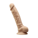 Dildo Realístico 9 Silexd Modelo 1 Bege