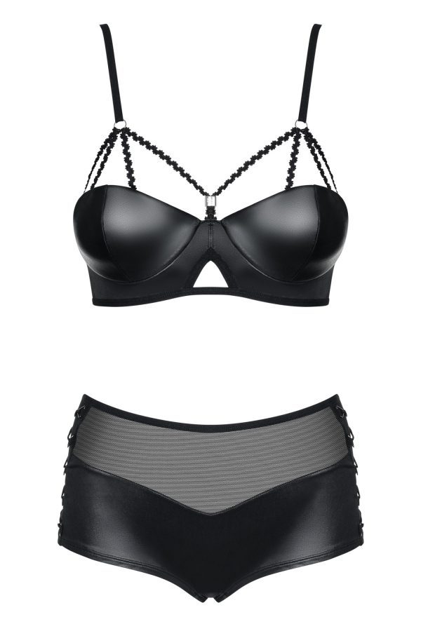 CONJUNTO LEATHERIA PRETO