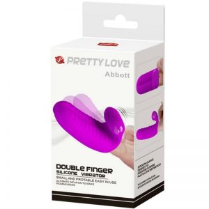 ESTIMULADOR DE DEDO PRETTY LOVE ABBOT FÚSCIA
