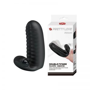 ESTIMULADOR DE DEDO PRETTY LOVE ABBOT PRETO