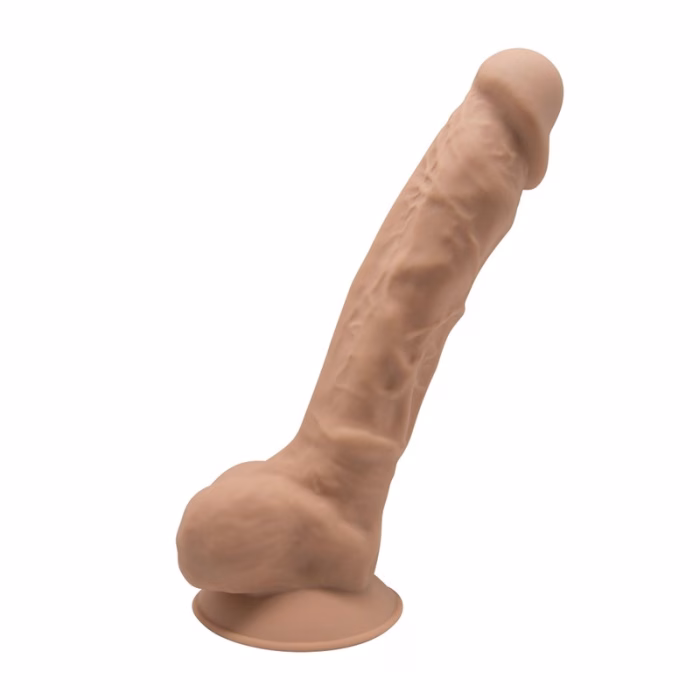 p_2_8_7_8_0_28780-DILDO-REALISTICO-DUAL-DENSITY-SILEXD-CARAMELO-9.jpg Dildo Realístico 9" Silexd Modelo 1 Caramelo