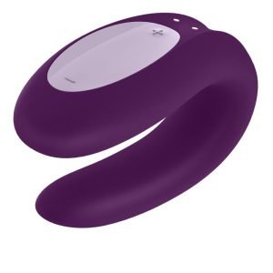 Vibrador Casal Satisfyer Double Joy Roxo