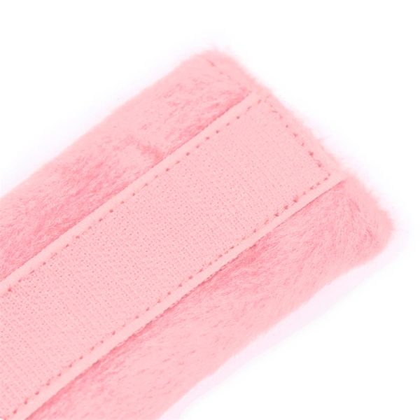Algemas Pulso Velcro rosa ponta