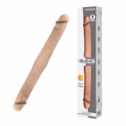 Dildo Duplo Bege Tam S
