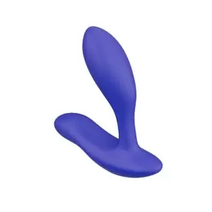 Estimulador anal da próstata Vector azul
