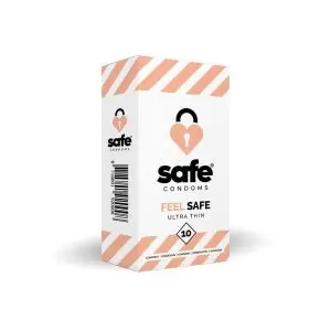 Caixa de 10 unidades Preservativos Ultra Finos Safe