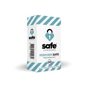 Caixa de 10 unidades de Preservativos Retardantes Safe