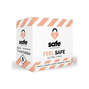 Caixa de 5unidades Preservativos Ultra Finos Safe