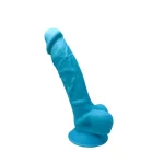 Dildo Realístico Azul 7 Silexd