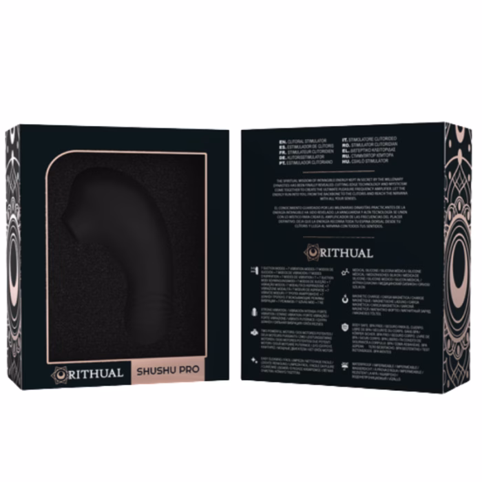 Vibrador Estimulador Shushu Pro Preto