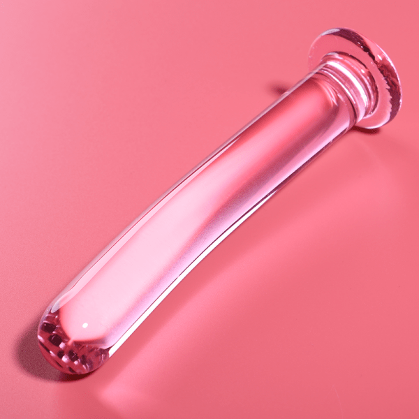 Dildo de Cristal Nº8 rosa fundo