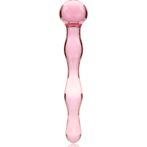 Dildo de cristal Nº13 rosa