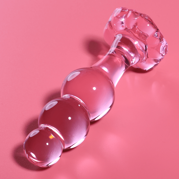 Plug de Cristal Nº1 rosa fundo