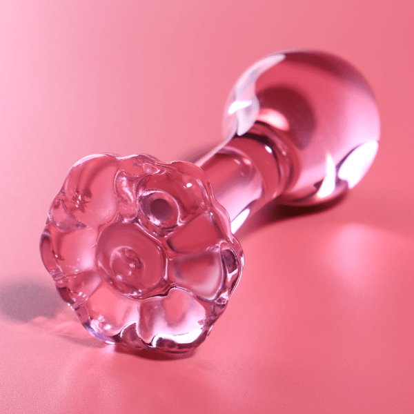 Plug de Cristal Nº2 rosa fundo