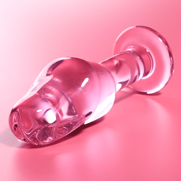 Plug de Cristal Nº6 rosa fundo