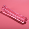 Dildo de Cristal Nº16 rosa fundo