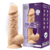 Vibrador Realístico bege 8,5" Silexd + caixa