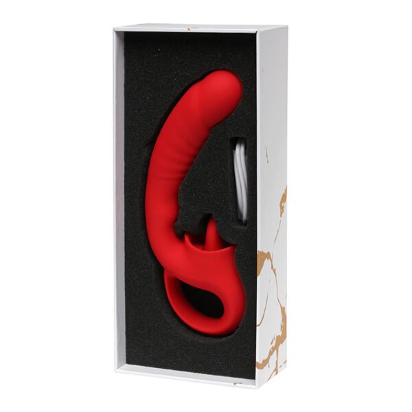 Vibrador Estimulador com Língua Serena