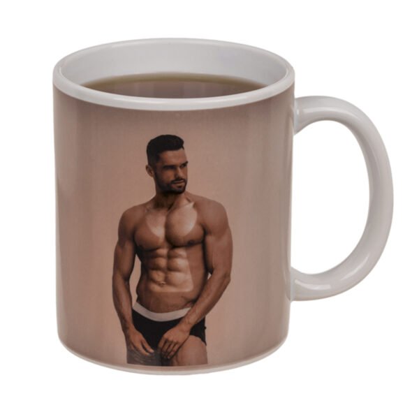 Caneca Stoneware Stripper Boy Imagem desvendada