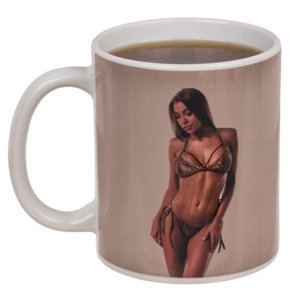 Caneca Stoneware Stripper Girl Imagem desvendada