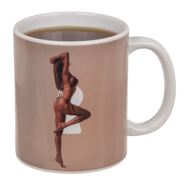 Caneca Stoneware Stripper Girl Imagem desvendada2