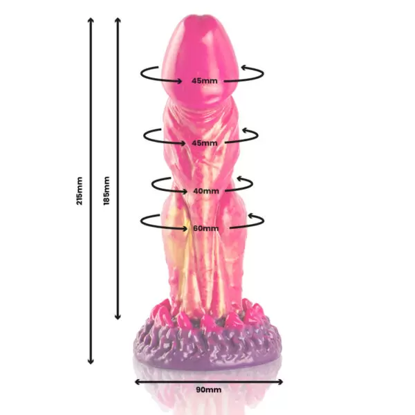 Epic Dildo Monster Cerberus - Medidas