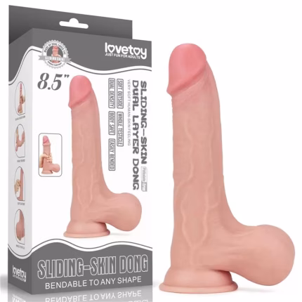 Caixa Dildo Realístico Sliding 8,5