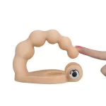 Flexibilidade de dildo anal SoftBead 6,5"