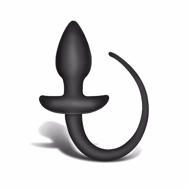 Harthley-Plug-com-Cauda-silicone Plug Silicone Harthley Preto