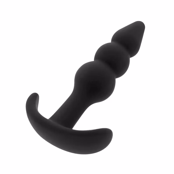 Plug-Silicone-Preto-Ripple Plug Silicone Preto Ripple
