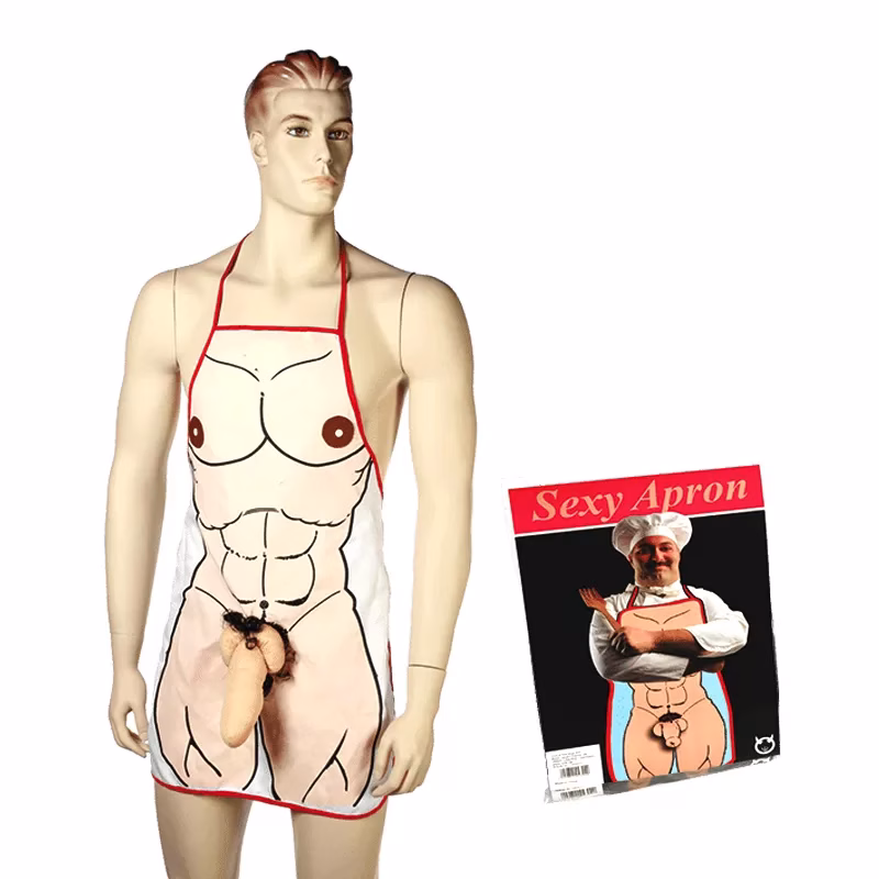SEXY_APRON Avental de Cozinheiro com Pénis
