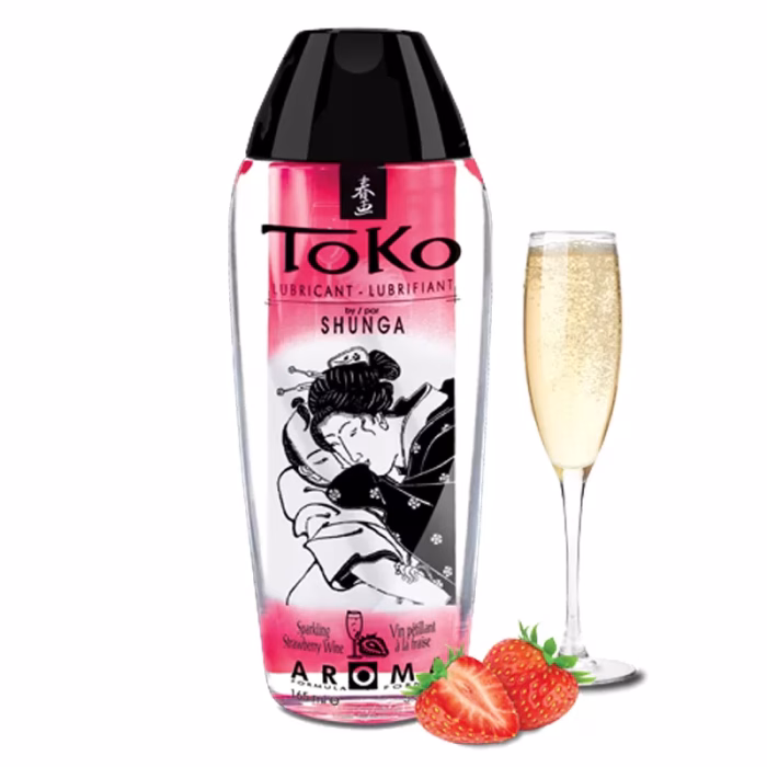 Lubrificante Comestível Morango Champanhe
