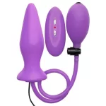 PLUG ANAL INSUFLÁVEL VIBRATÓRIO OUCH! ROXO