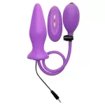 PLUG ANAL INSUFLÁVEL VIBRATÓRIO OUCH! ROXO