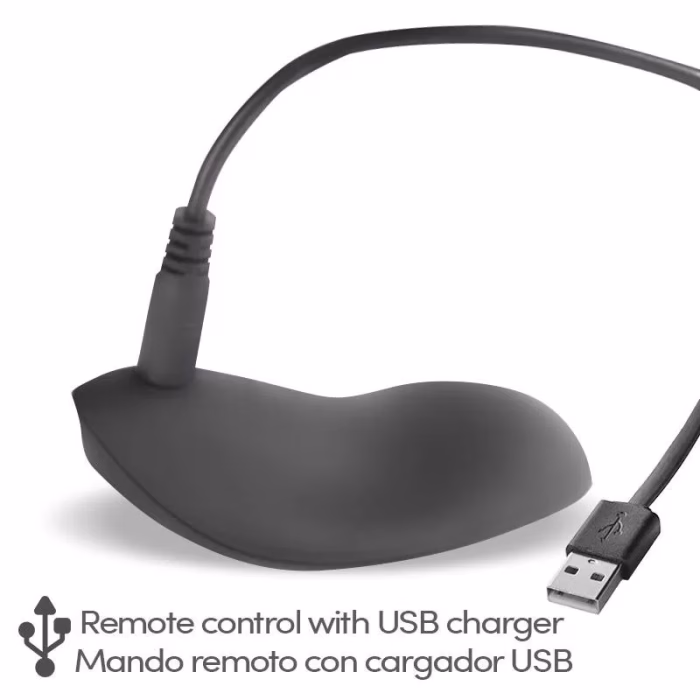 p_2_6_3_1_9_26319-OVO-VIBRATORIO-RECARREGAVEL-TARDENOCHE-ADOREE-PRETO Ovo Vibratório com Comando Adoree carga