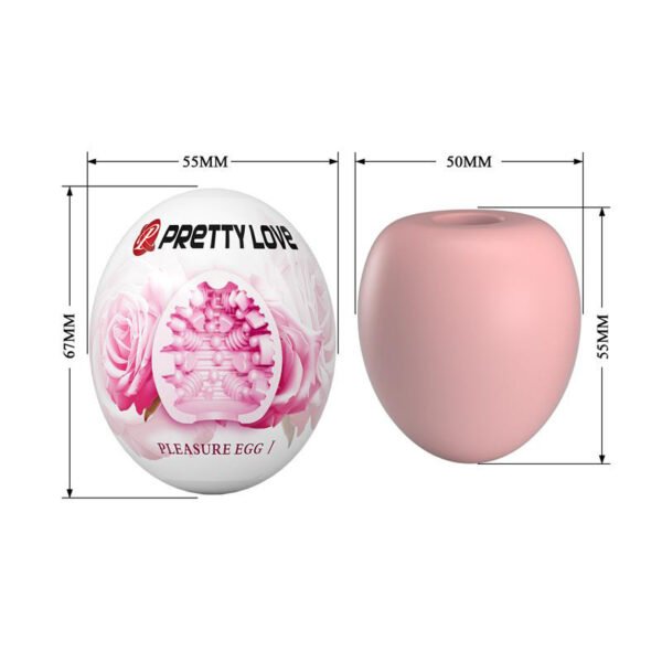 Ovo Masturbador Pleasure Egg I - Dimensões